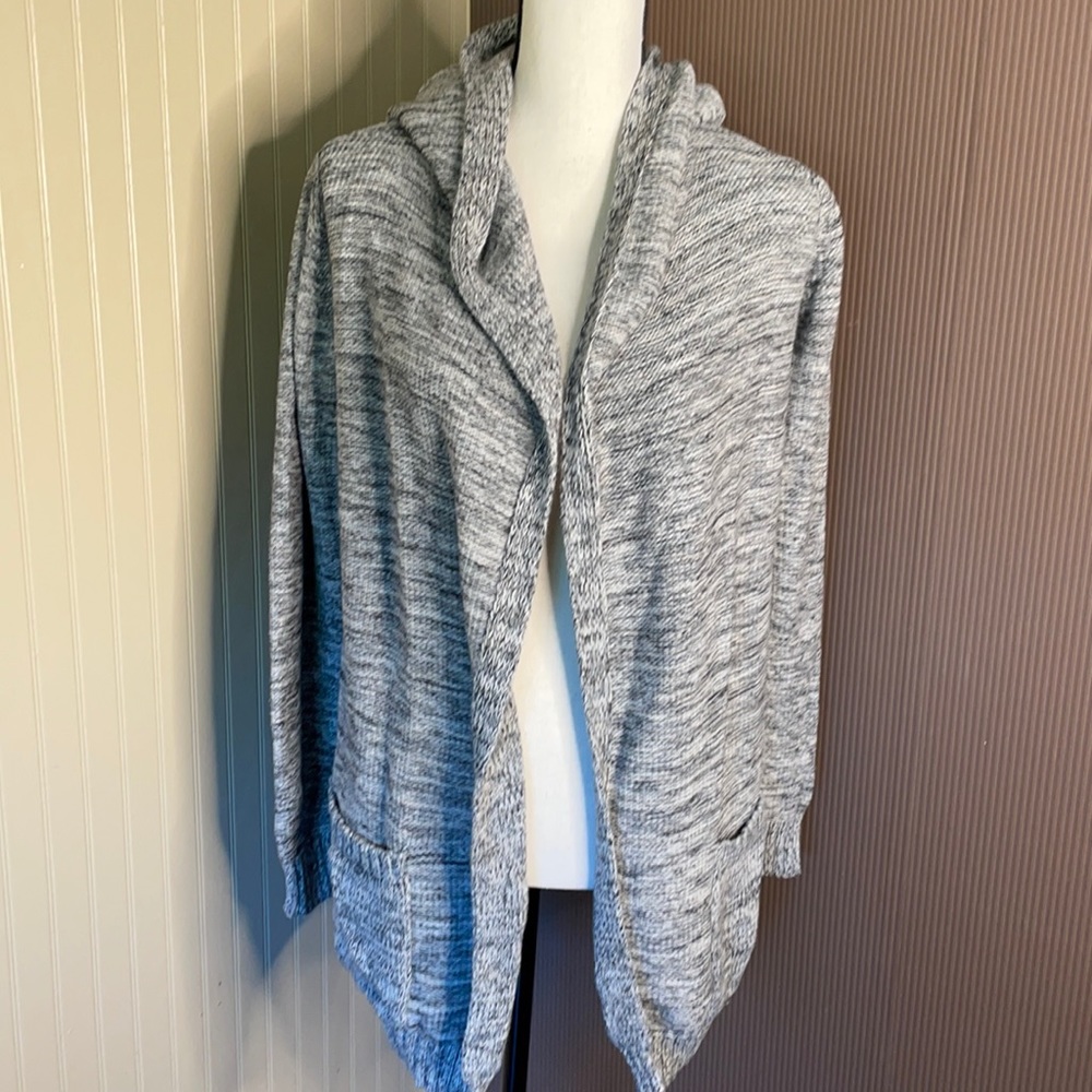Margaret O’Leary grey and black cardigan